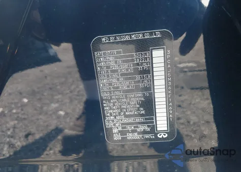 2019 Infiniti Qx50 Luxe из США, поврежденный, VIN 3PCAJ5M36KF146961